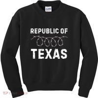 Texas Border Crisis Come And Take It Republic Of Texas Kids Sweatshirt thumb 0