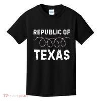 Texas Border Crisis Come And Take It Republic Of Texas Kids T-Shirt thumb 0