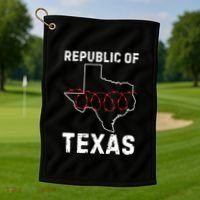 Texas Border Crisis Come And Take It Golf Towel thumb 1