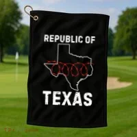Texas Border Crisis Come And Take It Golf Towel thumb 1