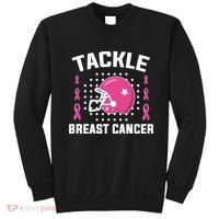 Tackle Breast Cancer Football Helmet Sweatshirt thumb 0