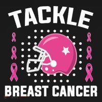 Tackle Breast Cancer Football Helmet Ornament thumb 1