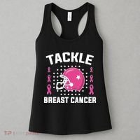 Tackle Breast Cancer Football Helmet Women's Tank Top thumb 3