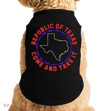 Texas Border Crisis Come And Take It Doggie Tank