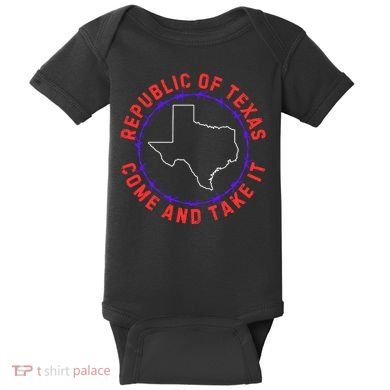 Texas Border Crisis Come And Take It Baby Bodysuit