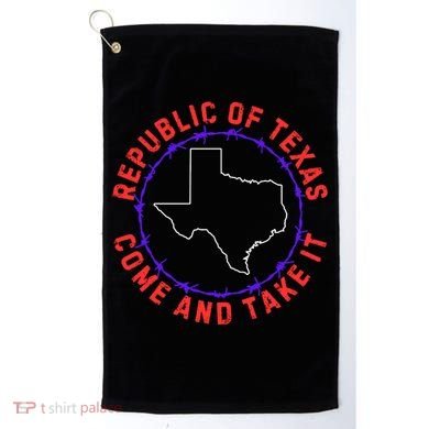 Texas Border Crisis Come And Take It Golf Towel