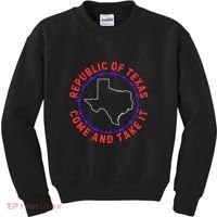 Texas Border Crisis Come And Take It Kids Sweatshirt thumb 0