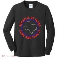 Texas Border Crisis Come And Take It Kids Long Sleeve Shirt thumb 0