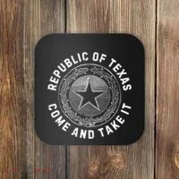 Texas Border Crisis Come And Take It Coaster thumb 0