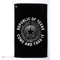 Texas Border Crisis Come And Take It Golf Towel thumb 0