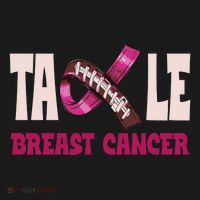 Tackle Breast Cancer Awareness Football Coaster thumb 2
