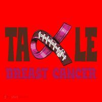 Tackle Breast Cancer Awareness Football Santa Hat thumb 1