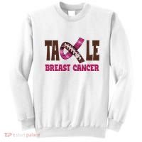 Tackle Breast Cancer Awareness Football Sweatshirt thumb 0