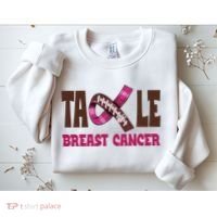 Tackle Breast Cancer Awareness Football Sweatshirt thumb 2