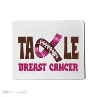 Tackle Breast Cancer Awareness Football Mousepad thumb 0
