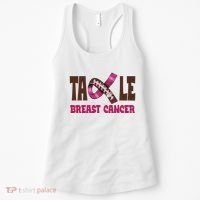 Tackle Breast Cancer Awareness Football Women's Tank Top thumb 0