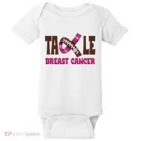 Tackle Breast Cancer Awareness Football Baby Bodysuit thumb 0