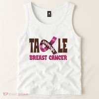 Tackle Breast Cancer Awareness Football Tank Top thumb 2