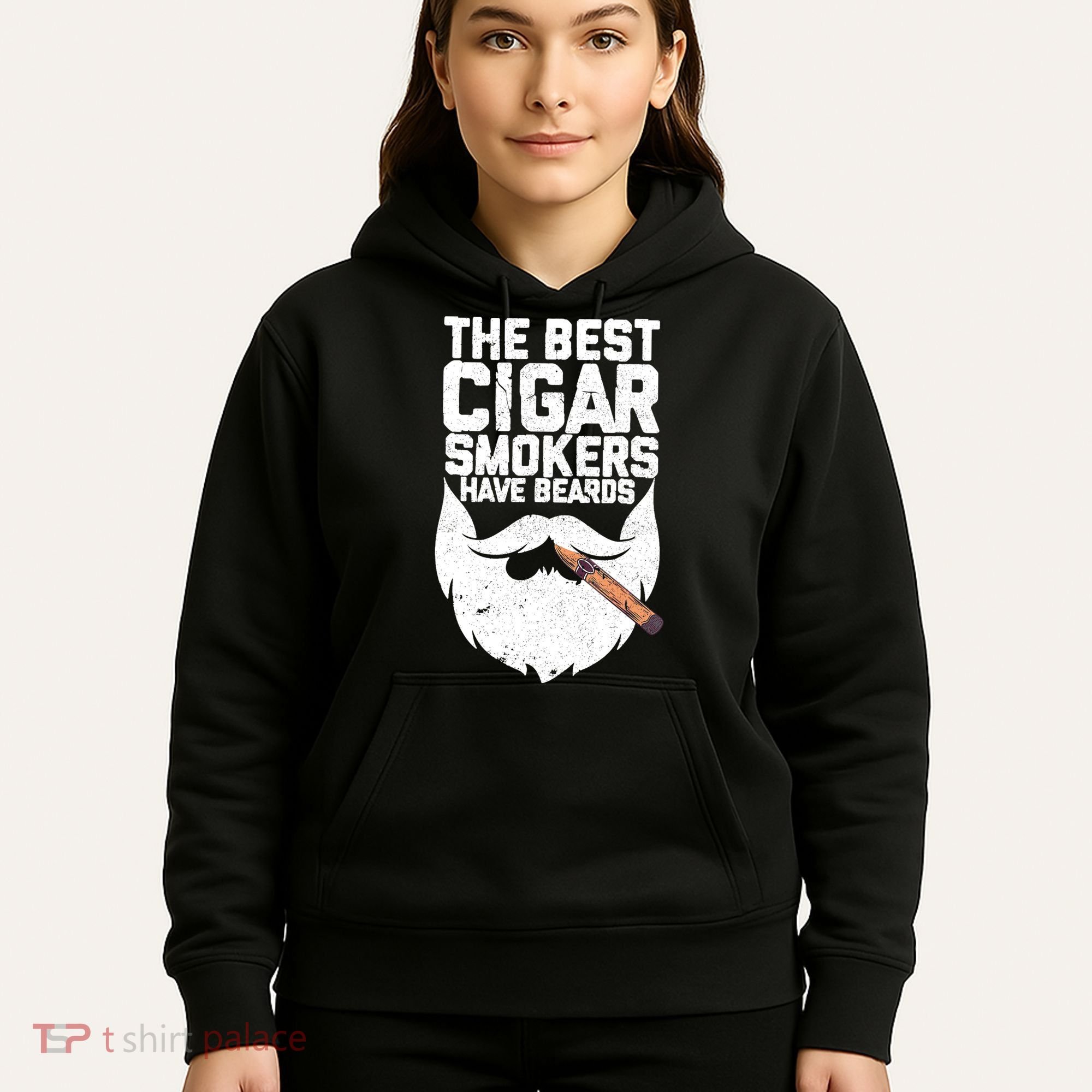The Best Cigar Smokers Have Beards Cigar Bearded Dad Hoodie