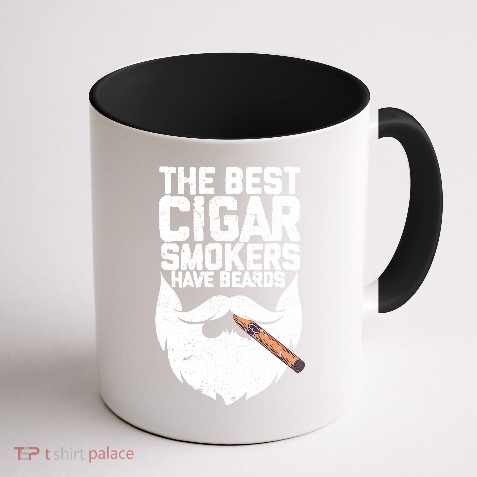 The Best Cigar Smokers Have Beards Cigar Bearded Dad Coffee Mug