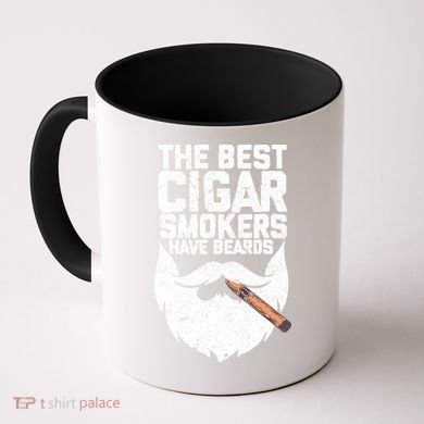 The Best Cigar Smokers Have Beards Cigar Bearded Dad Coffee Mug