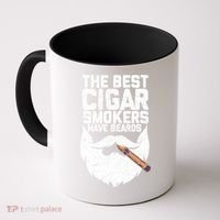 The Best Cigar Smokers Have Beards Cigar Bearded Dad Coffee Mug thumb 0