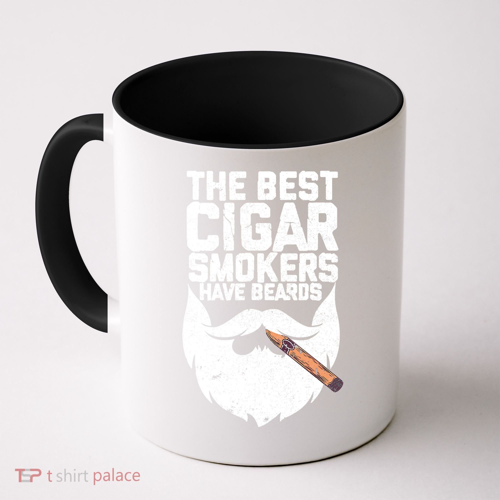 The Best Cigar Smokers Have Beards Cigar Bearded Dad Coffee Mug