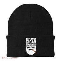 The Best Cigar Smokers Have Beards Cigar Bearded Dad Beanie thumb 0