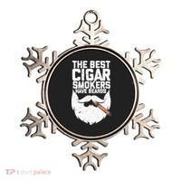 The Best Cigar Smokers Have Beards Cigar Bearded Dad Ornament thumb 0