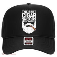 The Best Cigar Smokers Have Beards Cigar Bearded Dad Hat thumb 0