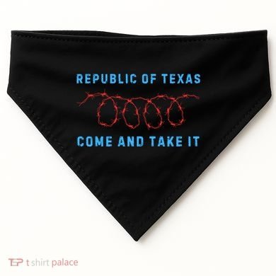 Texas Border Crisis Peoples Convoy USA-Made Doggie Bandana