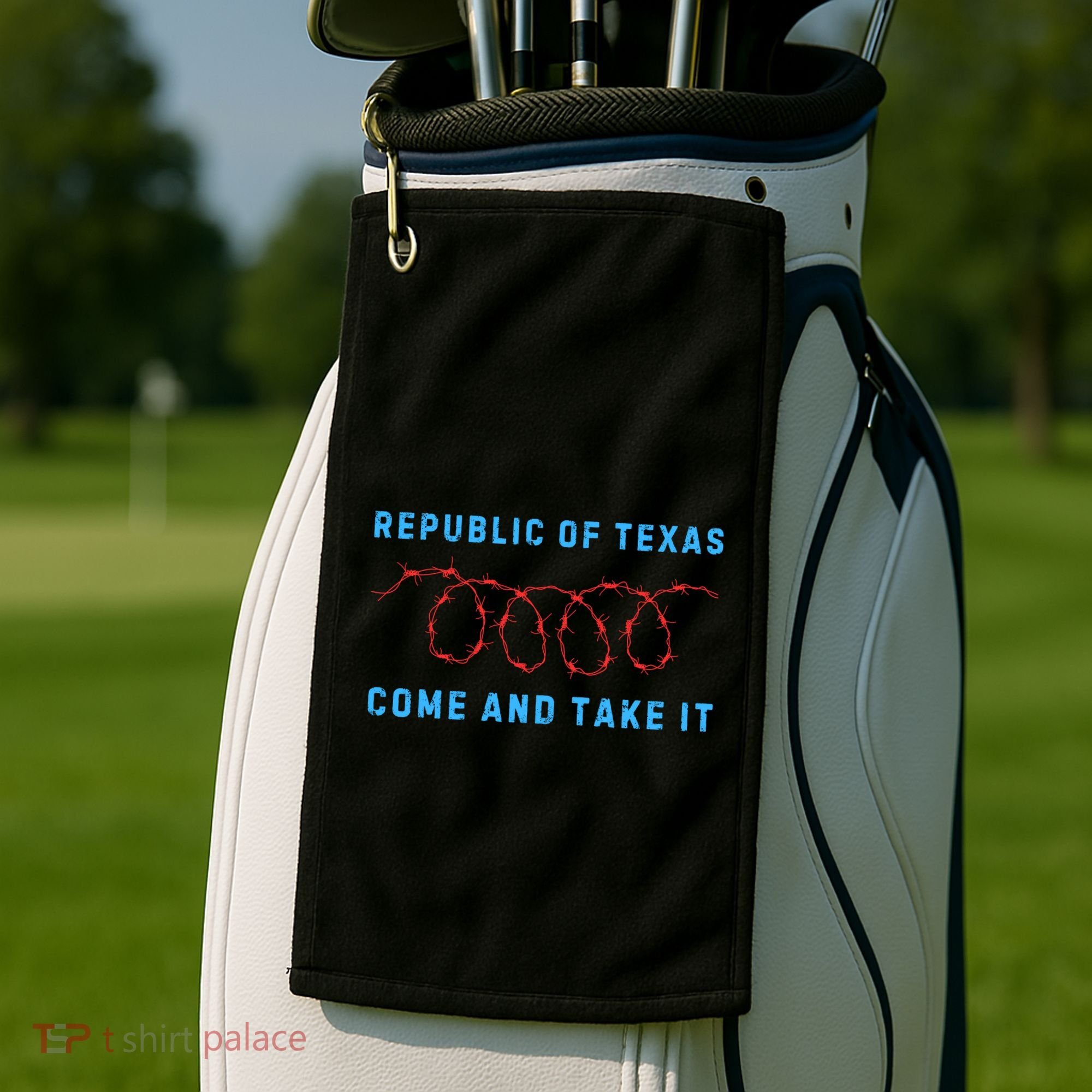 Texas Border Crisis Peoples Convoy Golf Towel