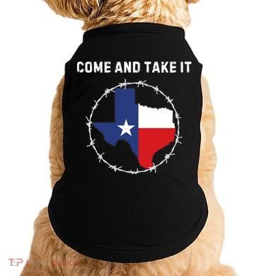 Texas Border Crisis Come And Take It Doggie Tank