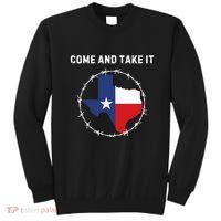 Texas Border Crisis Come And Take It Sweatshirt thumb 0