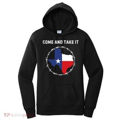 Texas Border Crisis Come And Take It Women's Hoodie
