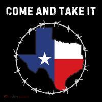 Texas Border Crisis Come And Take It Mousepad thumb 1