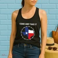Texas Border Crisis Come And Take It Women's Tank Top thumb 2