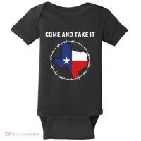 Texas Border Crisis Come And Take It Baby Bodysuit thumb 0