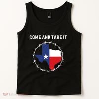 Texas Border Crisis Come And Take It Tank Top thumb 2