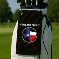 Texas Border Crisis Come And Take It Golf Towel thumb 2