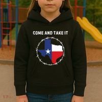 Texas Border Crisis Come And Take It Kids Hoodie thumb 3