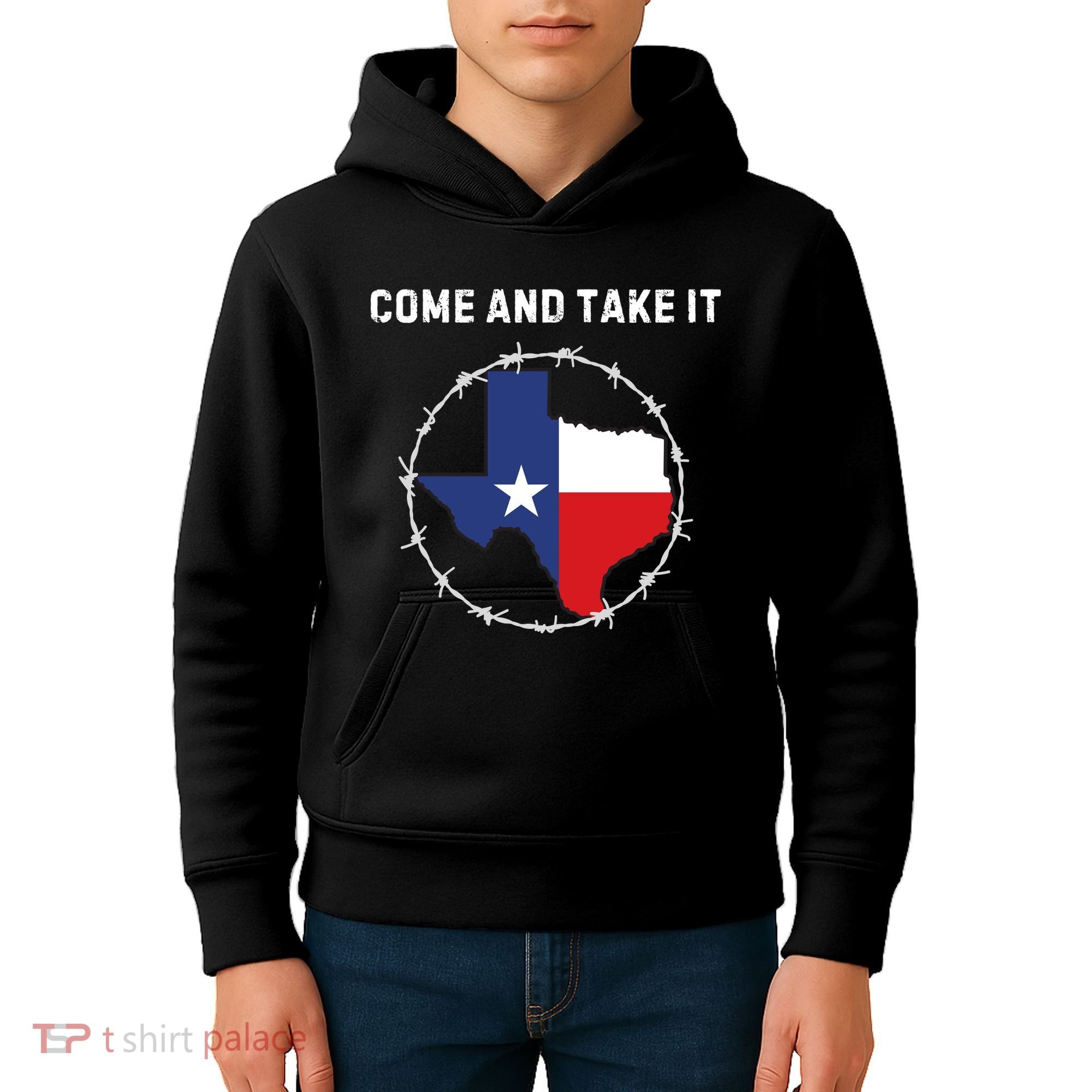 Texas Border Crisis Come And Take It Kids Hoodie