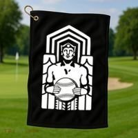 Traffic Bridge Cleveland Gift Golf Towel thumb 1
