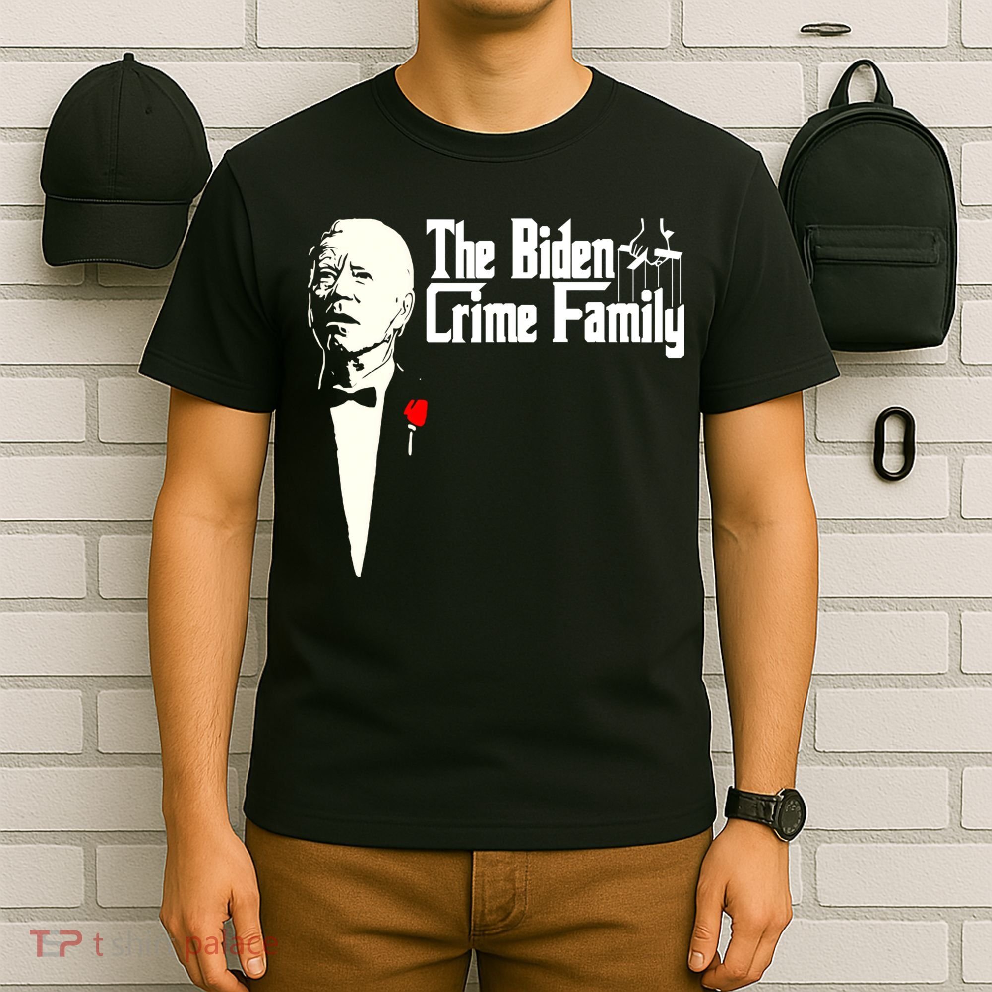 The Biden Chinese Crime Family Puppet Humor Anti Against T-Shirt