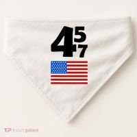 Trump Better Coverage Than 5g Can You Hear Us Now Usa Map USA-Made Doggie Bandana thumb 0