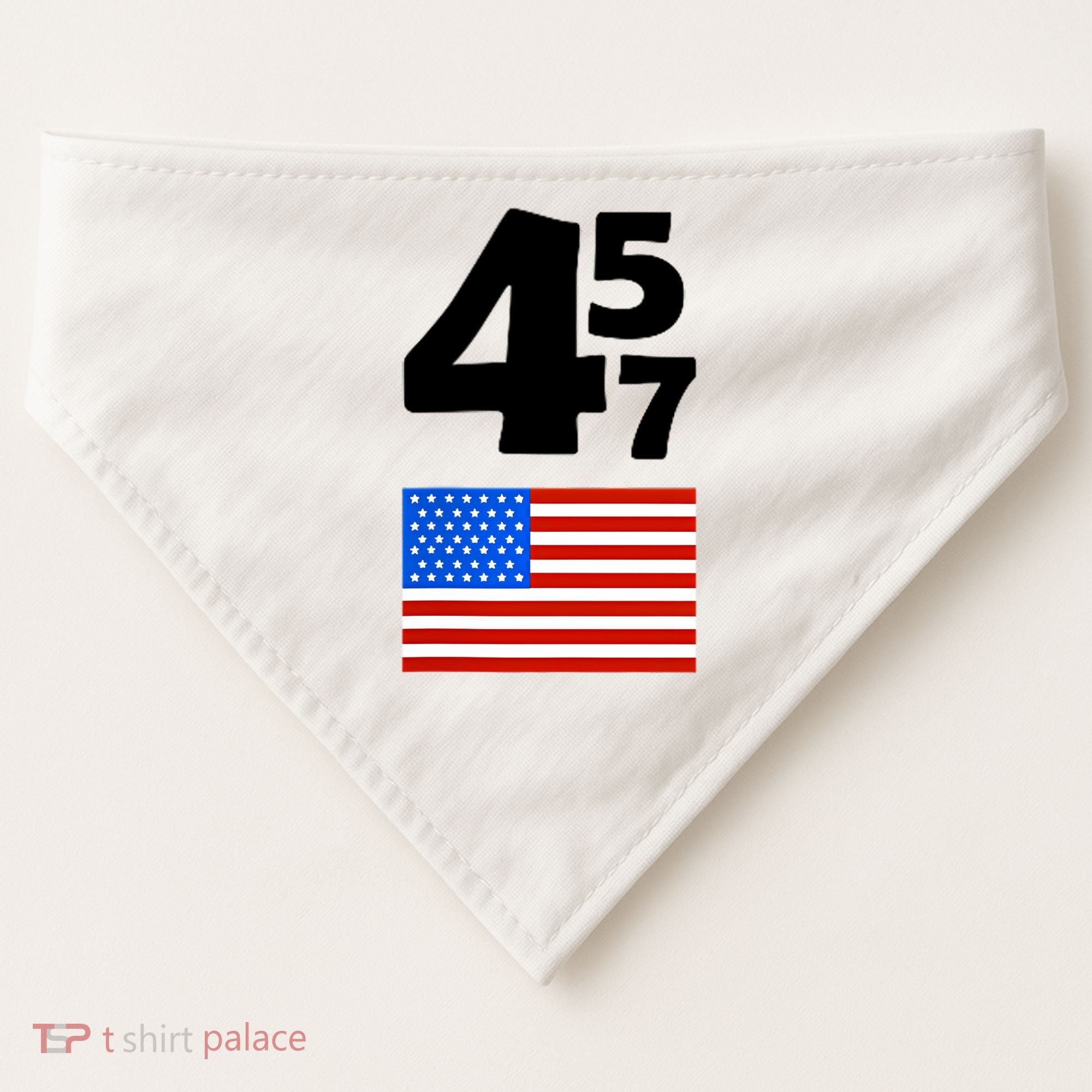 Trump Better Coverage Than 5g Can You Hear Us Now Usa Map USA-Made Doggie Bandana