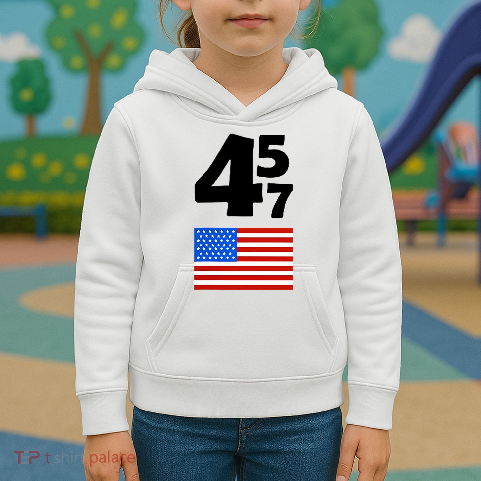 Trump Better Coverage Than 5g Can You Hear Us Now Usa Map Kids Hoodie