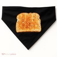 Toast Bread Costume  Funny halloween USA-Made Doggie Bandana thumb 0