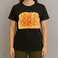 Toast Bread Costume  Funny halloween T-Shirt thumb 4