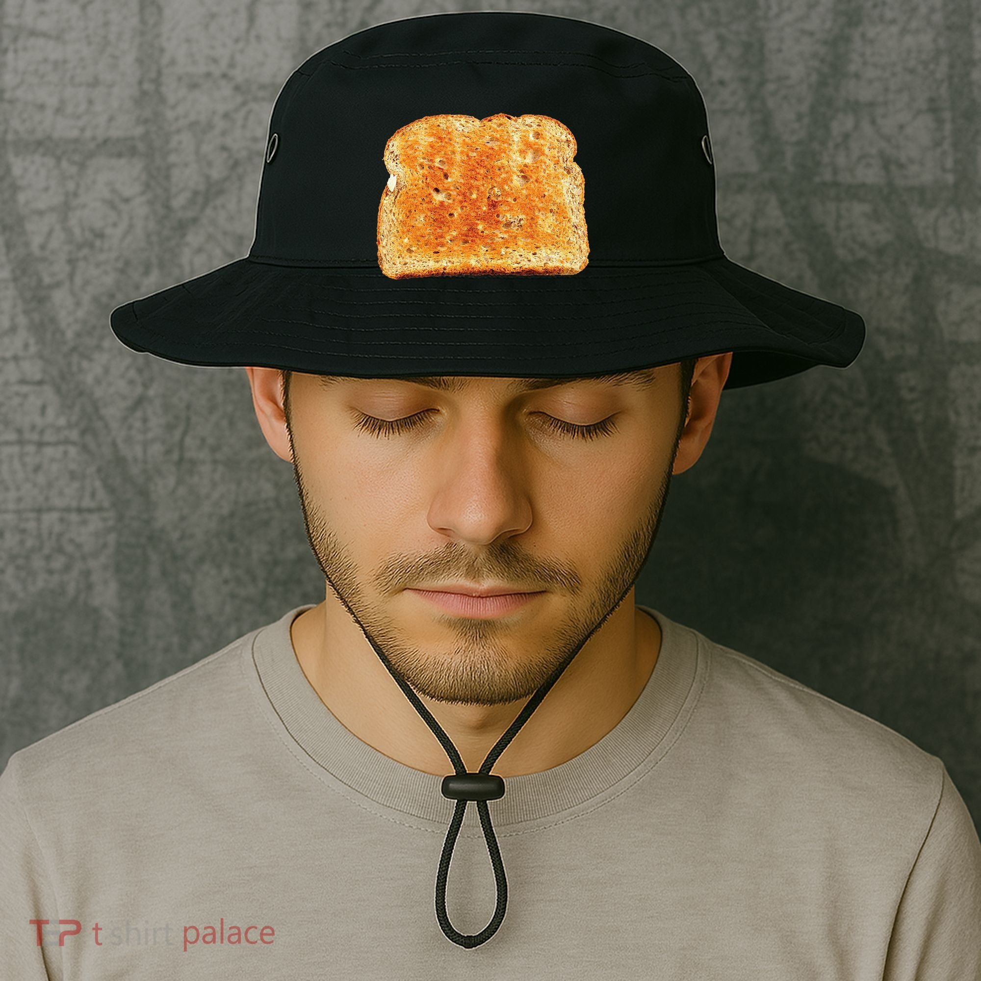 Toast Bread Costume  Funny halloween Bucket Hat